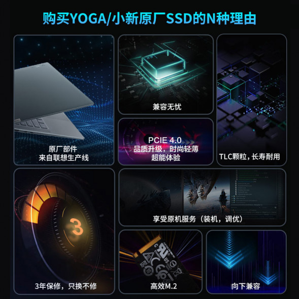 Lenovo Original YOGA/Xiaoxin SSD (PM9C1a)-1TB 870011683