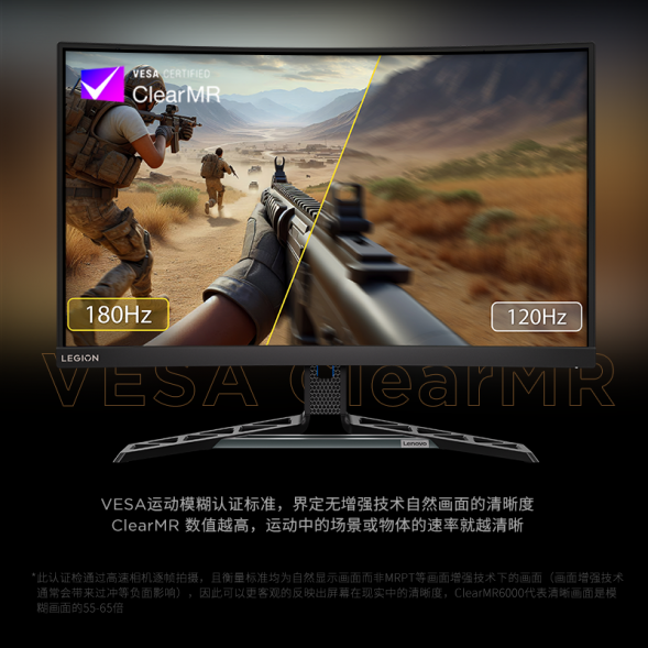 Lenovo Legion 27-inch professional gaming monitor R27qc-30 67C6GAS2CB