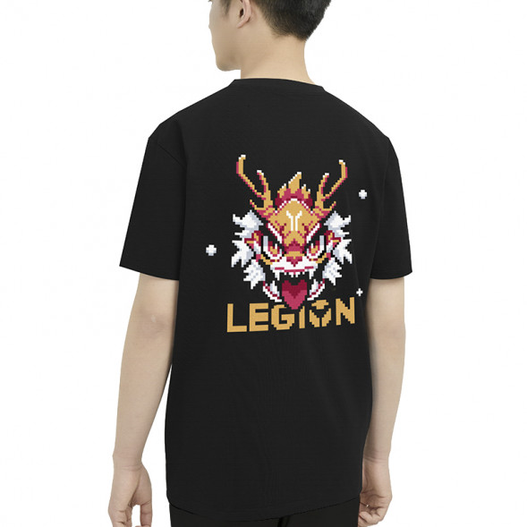 Lenovo Legion T-Shirt Pixel Dragon (Black) Size L QX41Q40003