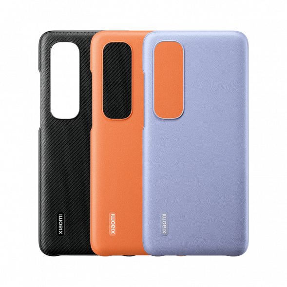 Xiaomi 10S plain leather protective case smokey purple 34300