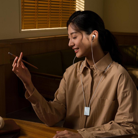 Xiaomi Noise Canceling Bluetooth Headphones Necklace Yao Ye Black 42679