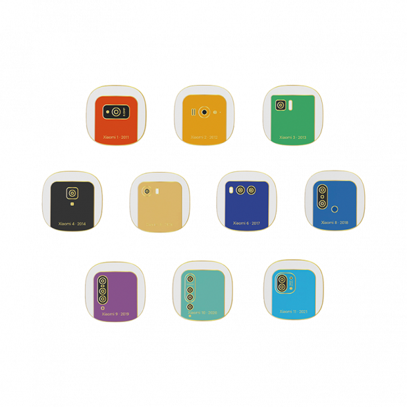 Xiaomi Mobile commemorative badge set 39909