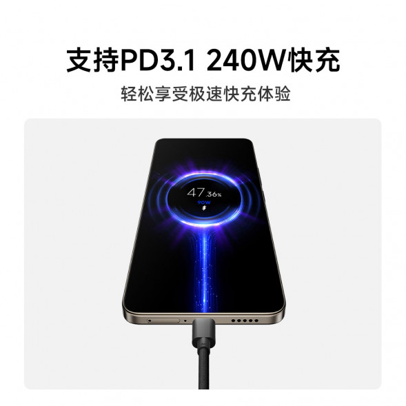 Xiaomi 6A USB4 braided high-speed data cable 1m (USB-C to USB-C) 55296