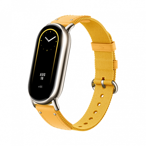 Xiaomi Mi Band 8 Fashion Wristband Goose Velvet Yellow Woven Wristband 47443