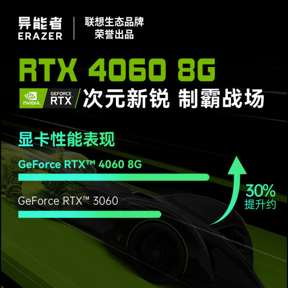 Lenovo Erazer i5-12400F/RTX 4060/16GB+512G SSD 870011241