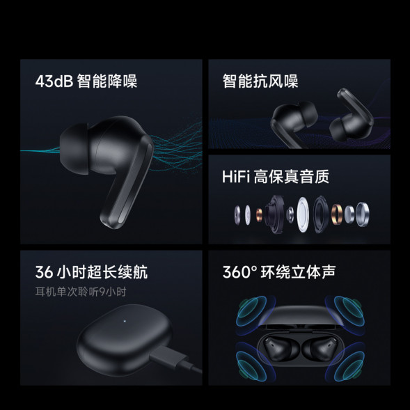 Xiaomi Redmi Buds 4 Pro white 39490