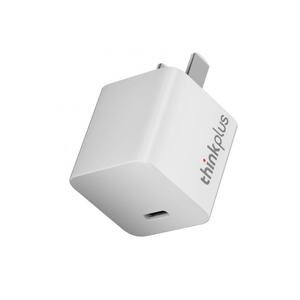 Lenovo Thinkplus lipstick power supply GaN 30W (set) Athens White 4X21M45360