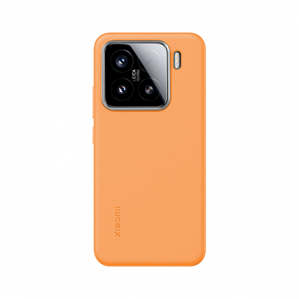 Xiaomi Liquid silicone protective case orange suitable for 15 62341