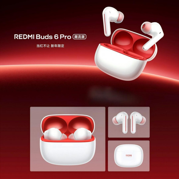 Xiaomi Redmi Buds 6 Pro earphones ice glaze white 59565