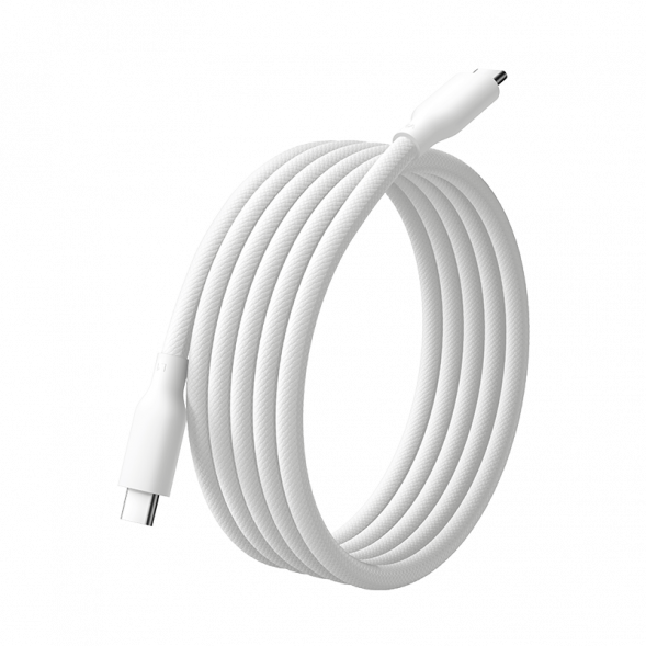Xiaomi 6A Magnetic Fast Charging Data Cable 1m USB-C to USB-C Technology White 62354
